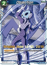 Objection (Alternate Art) (Origins 2019) (BT1-052) [Tournament Promotion Cards] | Dragon's Lair Comics and Fantasy Houston TX