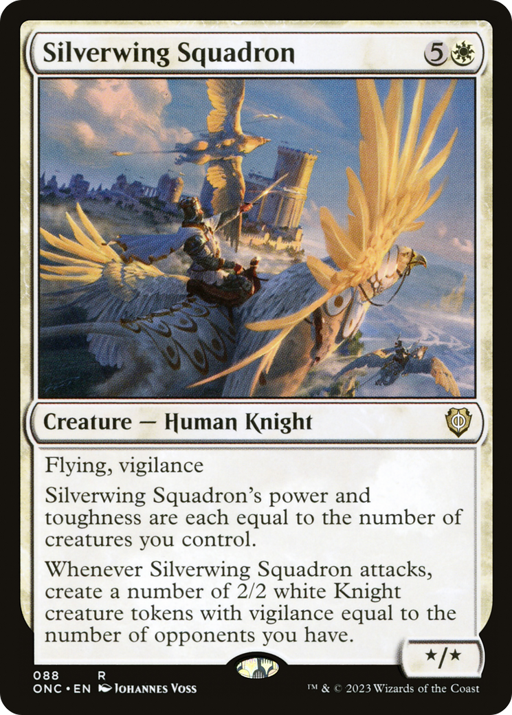 Silverwing Squadron [Phyrexia: All Will Be One Commander] | Dragon's Lair Comics and Fantasy Houston TX