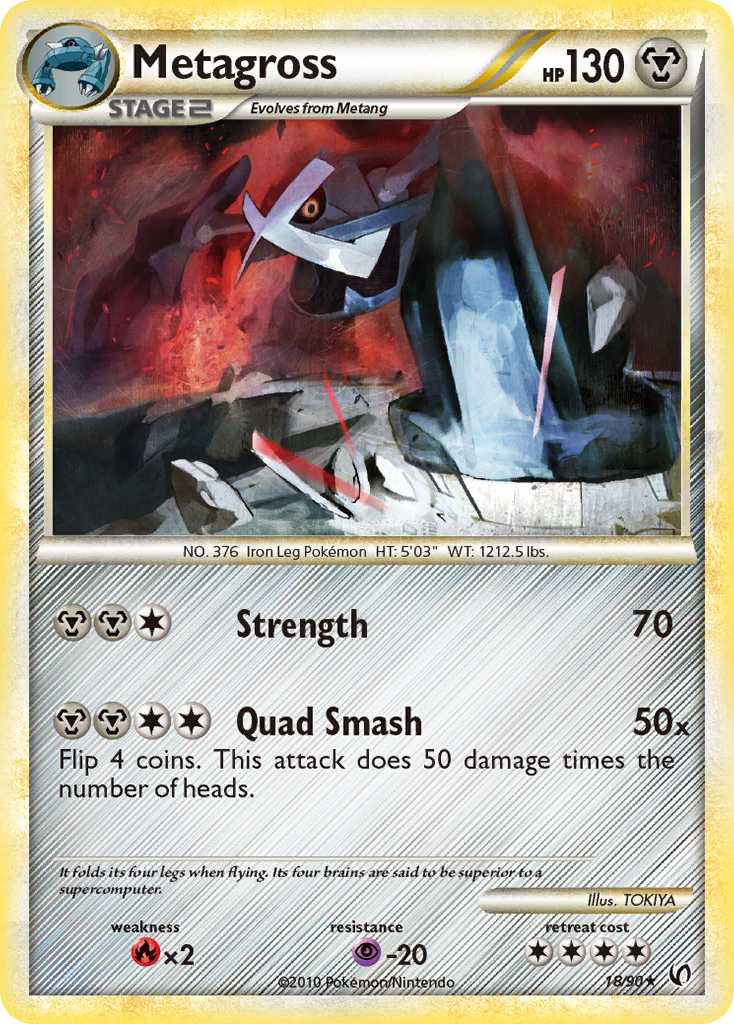 Metagross (18/90) [HeartGold & SoulSilver: Undaunted] | Dragon's Lair Comics and Fantasy Houston TX