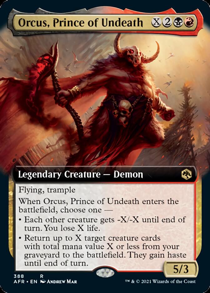 Orcus, Prince of Undeath (Extended Art) [Dungeons & Dragons: Adventures in the Forgotten Realms] | Dragon's Lair Comics and Fantasy Houston TX