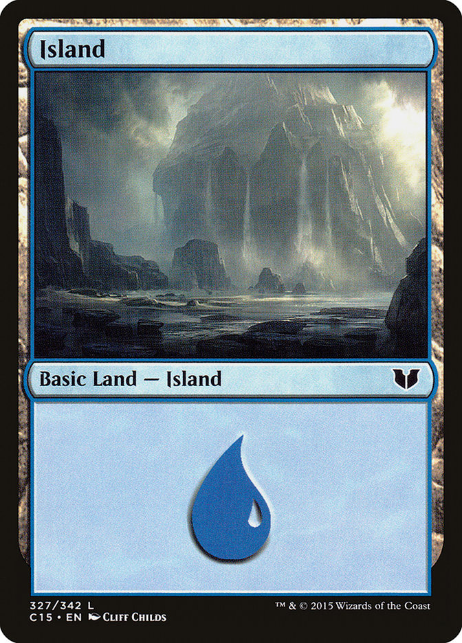Island (327) [Commander 2015] | Dragon's Lair Comics and Fantasy Houston TX