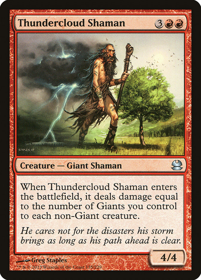 Thundercloud Shaman [Modern Masters] | Dragon's Lair Comics and Fantasy Houston TX