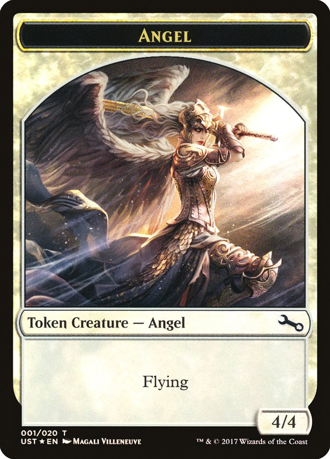 Angel // Angel Double-Sided Token [Unstable Tokens] | Dragon's Lair Comics and Fantasy Houston TX