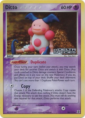 Ditto (38/113) (Stamped) [EX: Delta Species] | Dragon's Lair Comics and Fantasy Houston TX