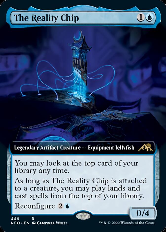 The Reality Chip (Extended Art) [Kamigawa: Neon Dynasty] | Dragon's Lair Comics and Fantasy Houston TX