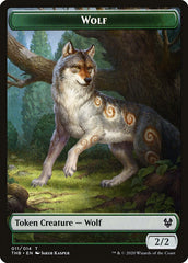 Satyr // Wolf Double-Sided Token [Theros Beyond Death Tokens] | Dragon's Lair Comics and Fantasy Houston TX