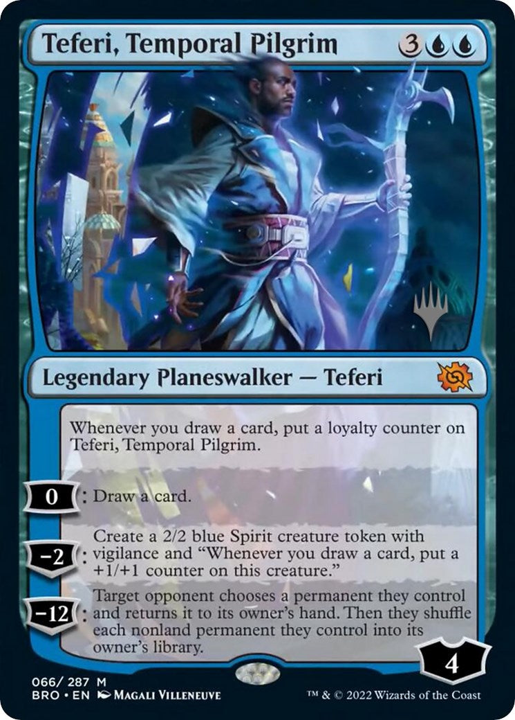 Teferi, Temporal Pilgrim (Promo Pack) [The Brothers' War Promos] | Dragon's Lair Comics and Fantasy Houston TX