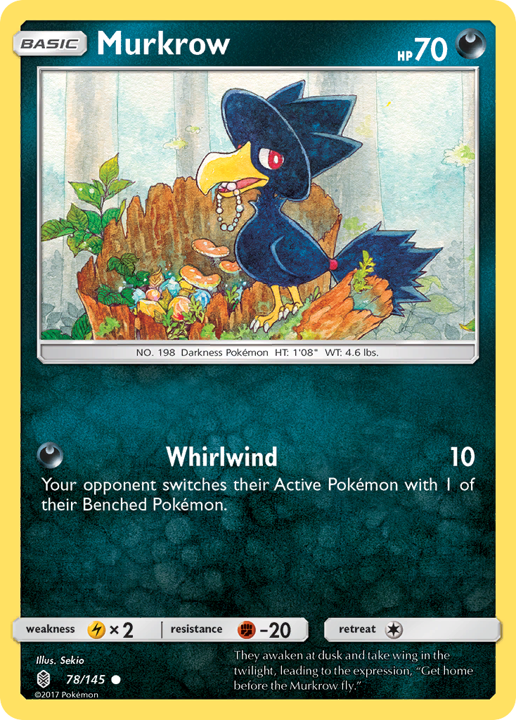 Murkrow (78/145) [Sun & Moon: Guardians Rising] | Dragon's Lair Comics and Fantasy Houston TX