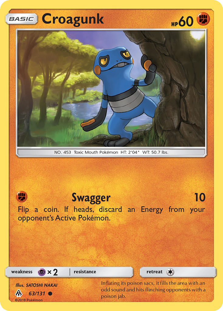 Croagunk (63/131) [Sun & Moon: Forbidden Light] | Dragon's Lair Comics and Fantasy Houston TX