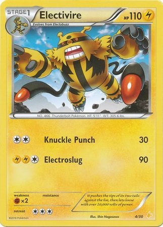 Electivire (4/30) [XY: Trainer Kit 3 - Pikachu Libre] | Dragon's Lair Comics and Fantasy Houston TX