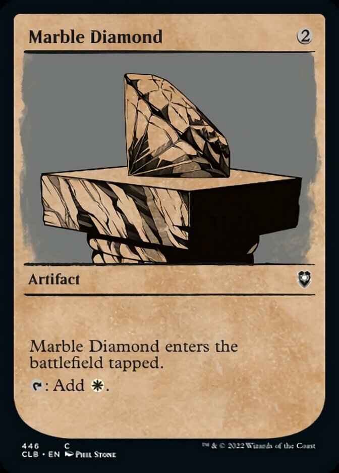 Marble Diamond (Showcase) [Commander Legends: Battle for Baldur's Gate] | Dragon's Lair Comics and Fantasy Houston TX