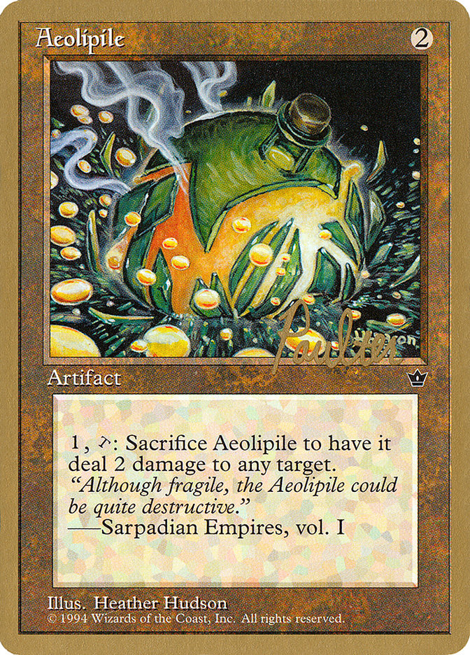 Aeolipile (Preston Poulter) [Pro Tour Collector Set] | Dragon's Lair Comics and Fantasy Houston TX