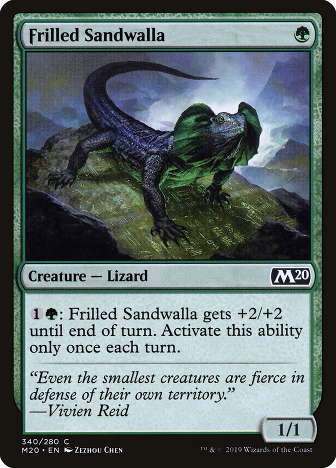 Frilled Sandwalla [Core Set 2020] | Dragon's Lair Comics and Fantasy Houston TX