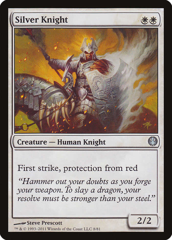 Silver Knight [Duel Decks: Knights vs. Dragons] | Dragon's Lair Comics and Fantasy Houston TX