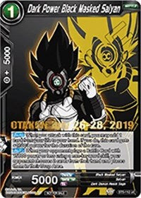 Dark Power Black Masked Saiyan (OTAKON 2019) (BT5-112_PR) [Promotion Cards] | Dragon's Lair Comics and Fantasy Houston TX