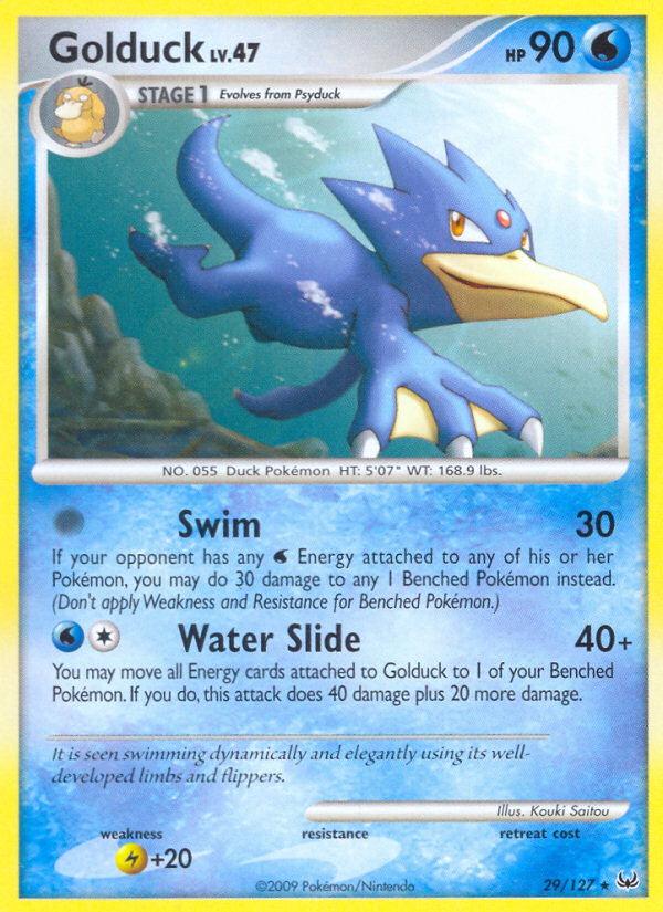 Golduck (29/127) [Platinum: Base Set] | Dragon's Lair Comics and Fantasy Houston TX