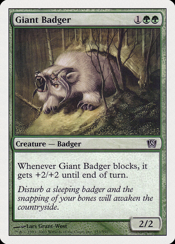 Giant Badger [Eighth Edition] | Dragon's Lair Comics and Fantasy Houston TX