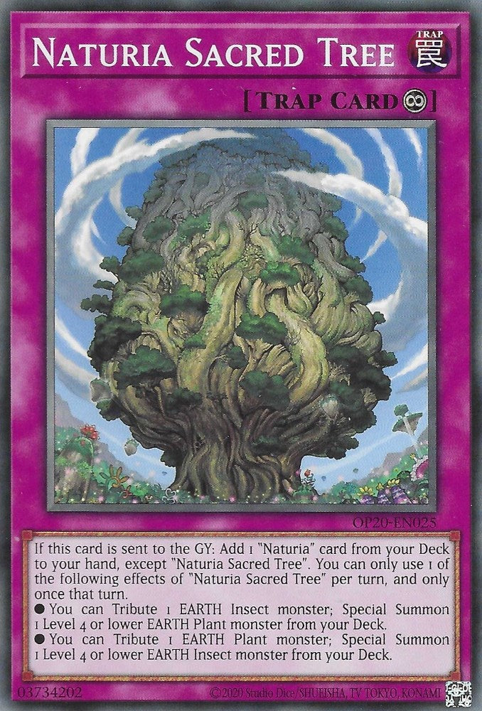 Naturia Sacred Tree [OP20-EN025] Common | Dragon's Lair Comics and Fantasy Houston TX