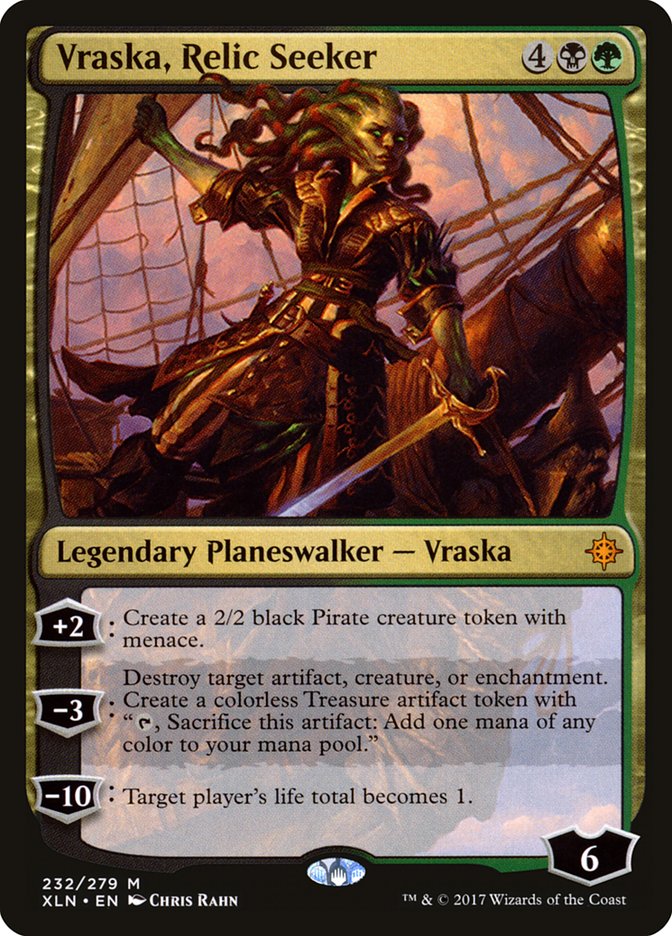 Vraska, Relic Seeker [Ixalan] | Dragon's Lair Comics and Fantasy Houston TX