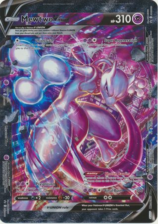 Mewtwo V-Union (Jumbo Card) [Sword & Shield: Black Star Promos] | Dragon's Lair Comics and Fantasy Houston TX