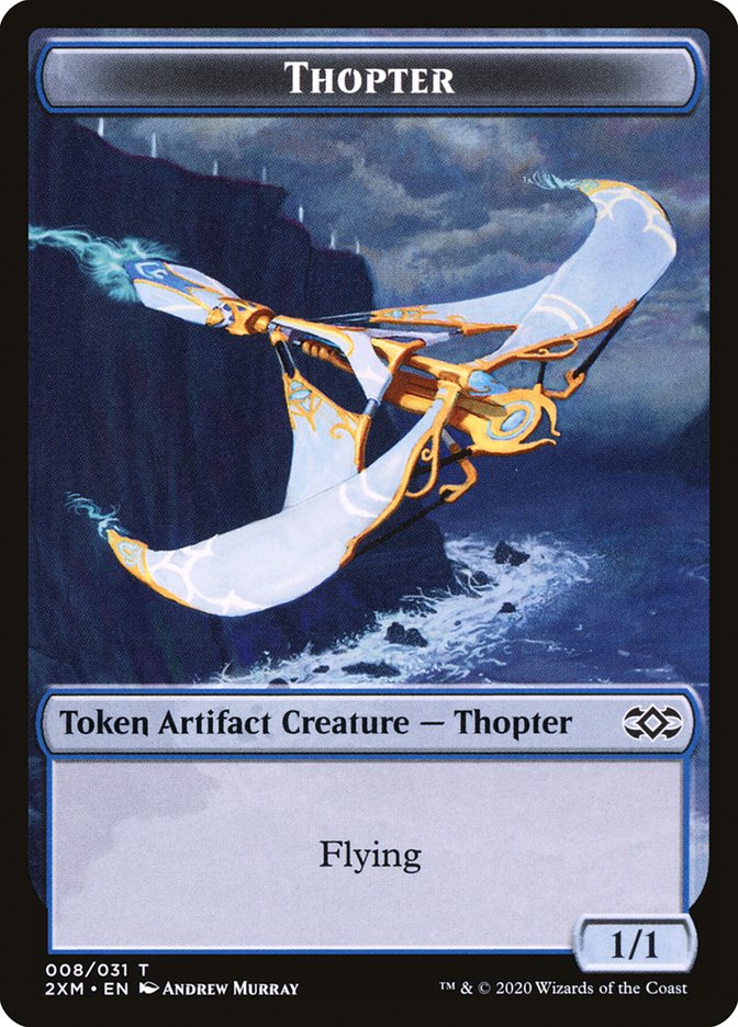 Copy // Thopter (008) Double-Sided Token [Double Masters Tokens] | Dragon's Lair Comics and Fantasy Houston TX