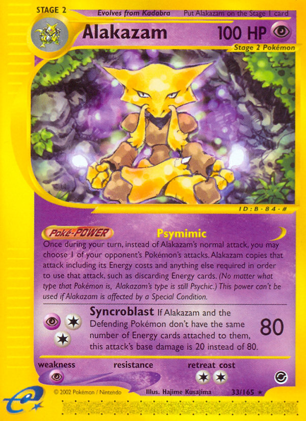 Alakazam (33/165) [Expedition: Base Set] | Dragon's Lair Comics and Fantasy Houston TX