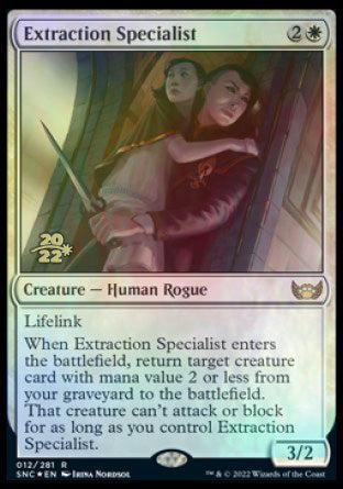 Extraction Specialist [Streets of New Capenna Prerelease Promos] | Dragon's Lair Comics and Fantasy Houston TX