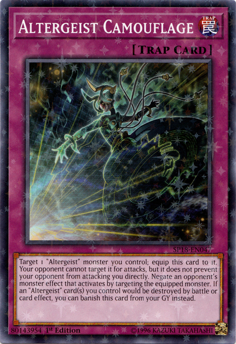 Altergeist Camouflage [SP18-EN047] Starfoil Rare | Dragon's Lair Comics and Fantasy Houston TX