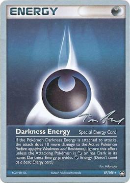 Darkness Energy (87/108) (Legendary Ascent - Tom Roos) [World Championships 2007] | Dragon's Lair Comics and Fantasy Houston TX