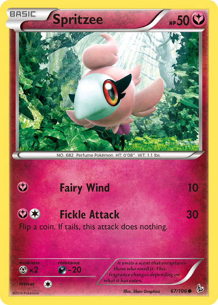 Spritzee (67/106) [XY: Flashfire] | Dragon's Lair Comics and Fantasy Houston TX