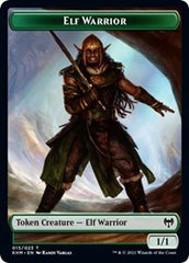 Elf Warrior // Shard Double-Sided Token [Kaldheim Tokens] | Dragon's Lair Comics and Fantasy Houston TX