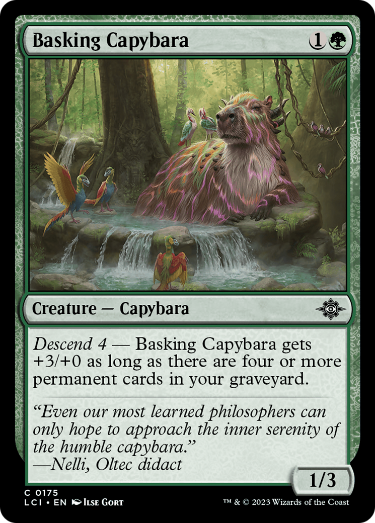 Basking Capybara [The Lost Caverns of Ixalan] | Dragon's Lair Comics and Fantasy Houston TX