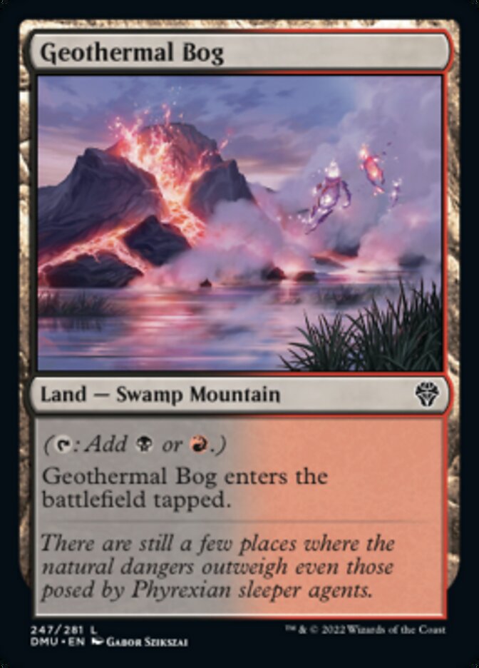 Geothermal Bog [Dominaria United] | Dragon's Lair Comics and Fantasy Houston TX