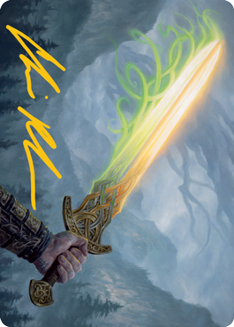 Sword of Hearth and Home Art Card (Gold-Stamped Signature) [Modern Horizons 2 Art Series] | Dragon's Lair Comics and Fantasy Houston TX