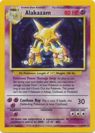 Alakazam (1/102) [Base Set Unlimited] | Dragon's Lair Comics and Fantasy Houston TX