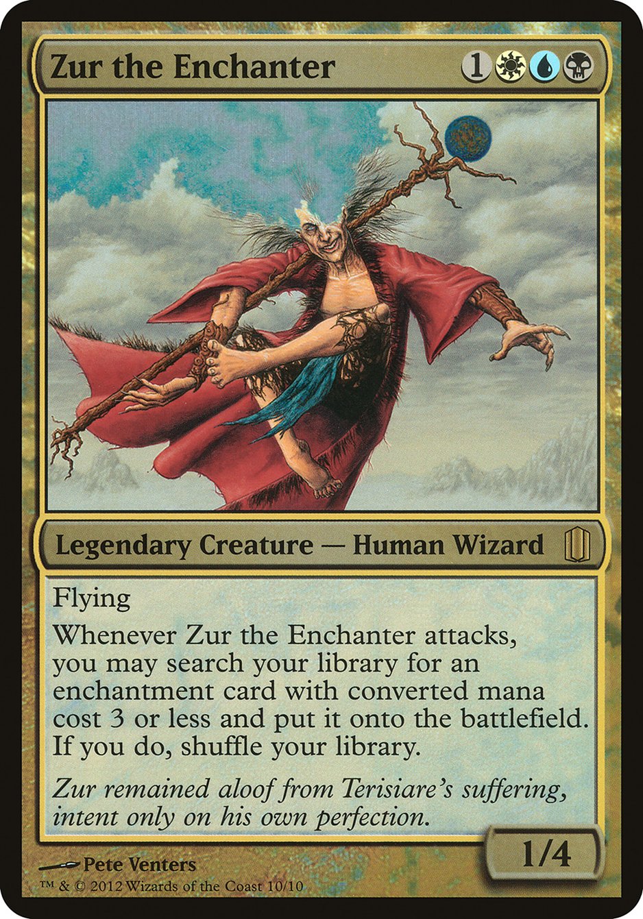 Zur the Enchanter (Oversized) [Commander's Arsenal Oversized] | Dragon's Lair Comics and Fantasy Houston TX