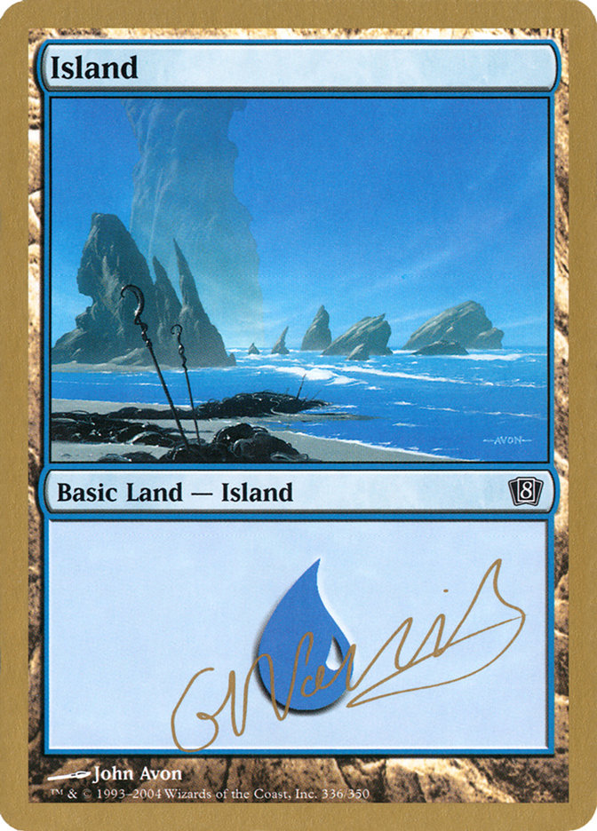 Island (gn336) (Gabriel Nassif) [World Championship Decks 2004] | Dragon's Lair Comics and Fantasy Houston TX