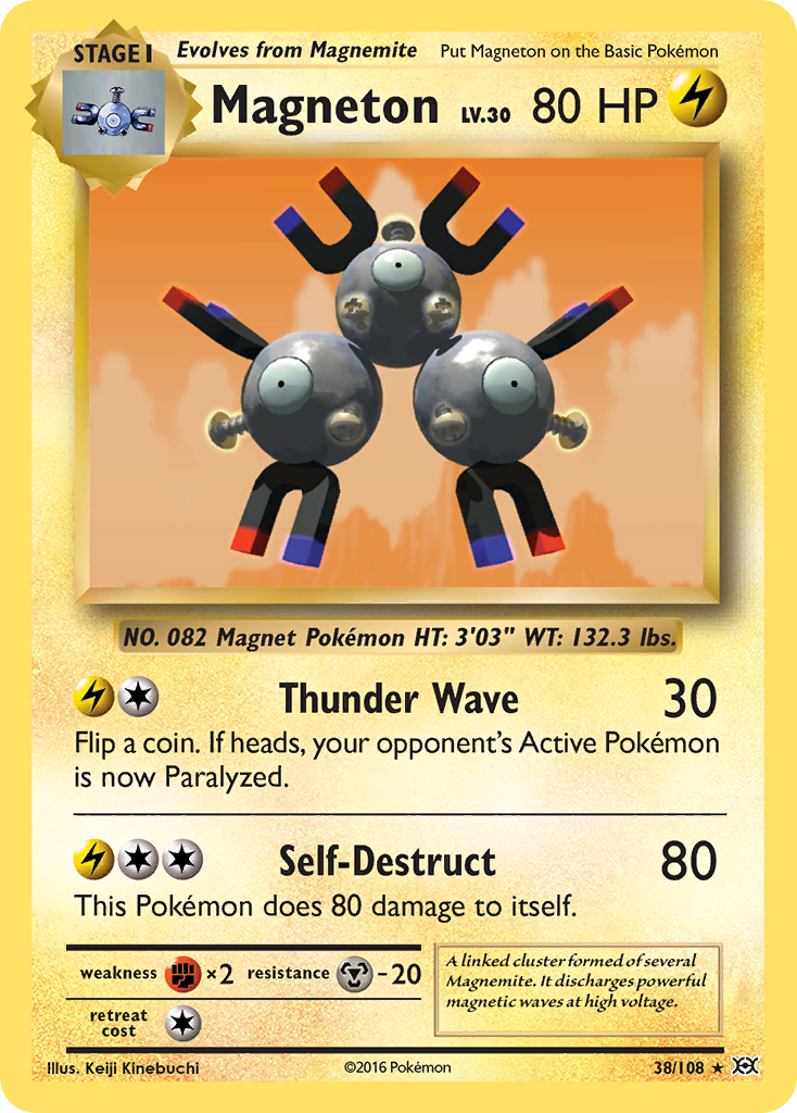 Magneton (38/108) [XY: Evolutions] | Dragon's Lair Comics and Fantasy Houston TX