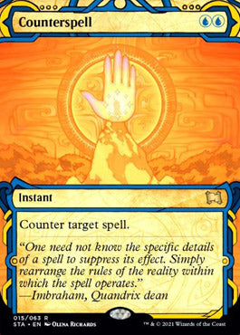 Counterspell (Foil Etched) [Strixhaven: School of Mages Mystical Archive] | Dragon's Lair Comics and Fantasy Houston TX