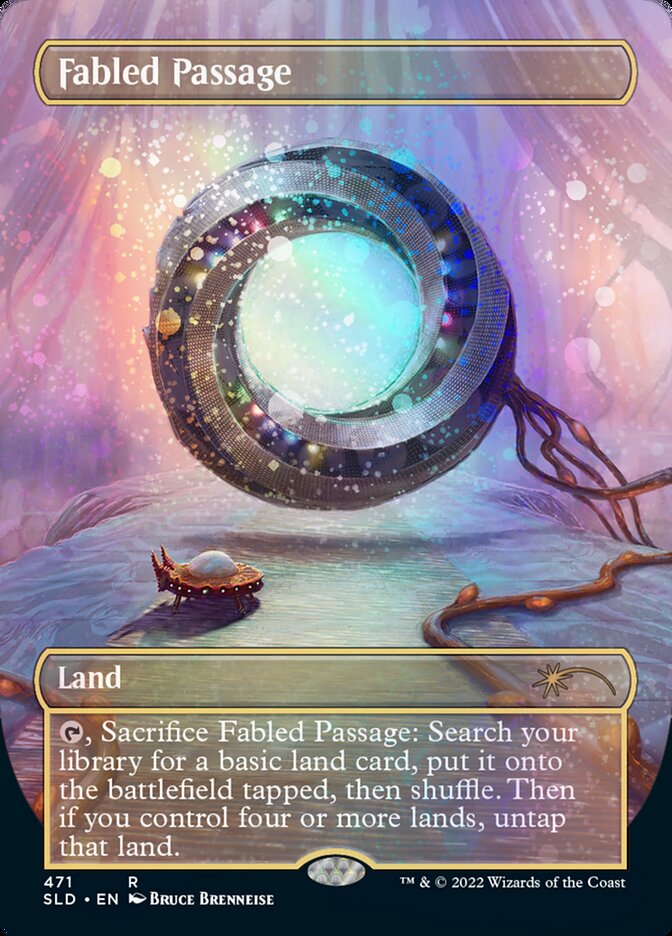 Fabled Passage (Galaxy Foil) [Secret Lair Drop Series] | Dragon's Lair Comics and Fantasy Houston TX