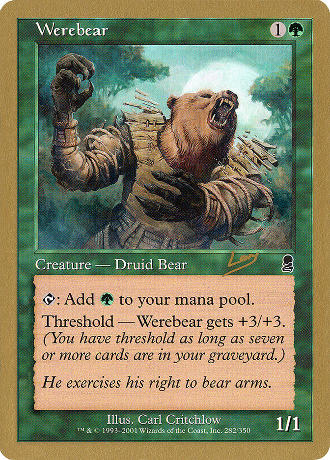 Werebear (Raphael Levy) [World Championship Decks 2002] | Dragon's Lair Comics and Fantasy Houston TX