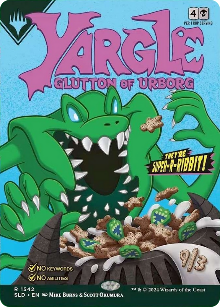 Yargle, Glutton of Urborg (Rainbow Foil) [Secret Lair Drop Series] | Dragon's Lair Comics and Fantasy Houston TX