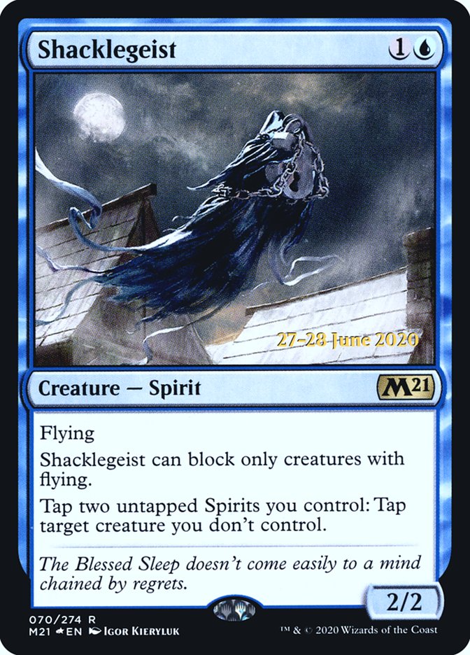 Shacklegeist [Core Set 2021 Prerelease Promos] | Dragon's Lair Comics and Fantasy Houston TX