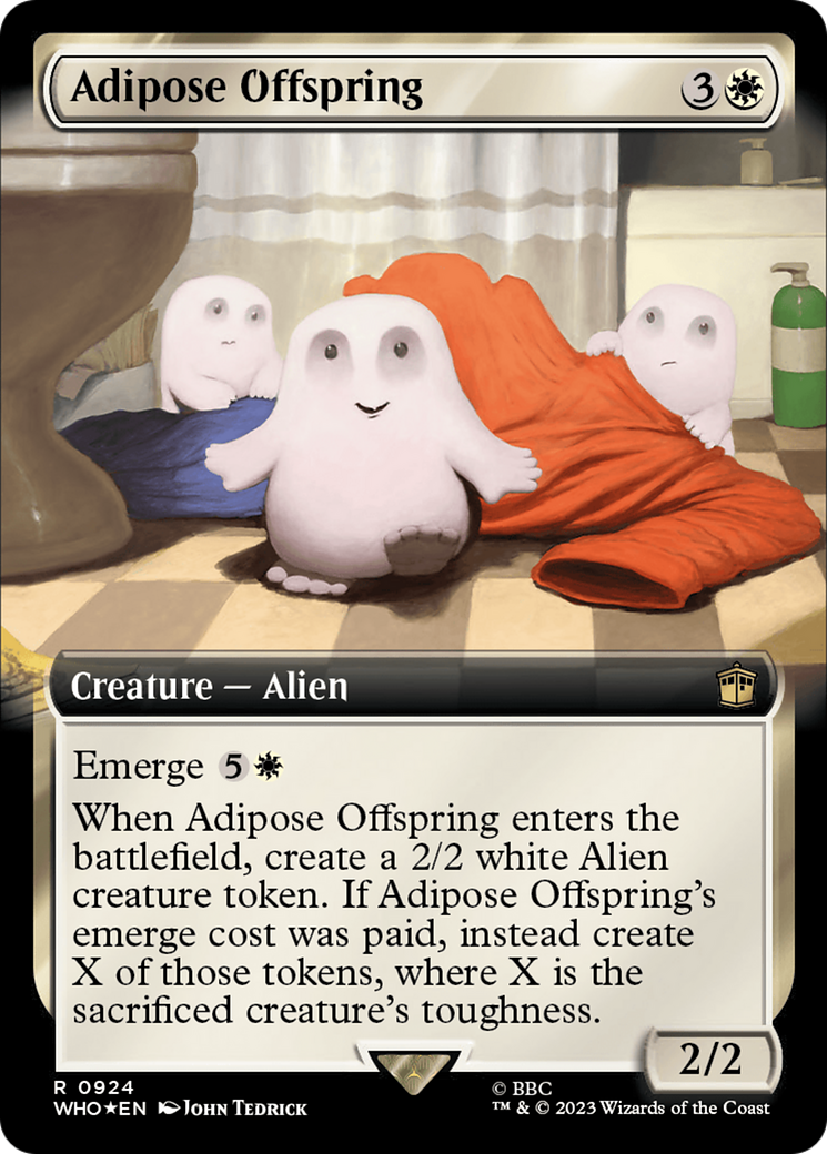 Adipose Offspring (Extended Art) (Surge Foil) [Doctor Who] | Dragon's Lair Comics and Fantasy Houston TX