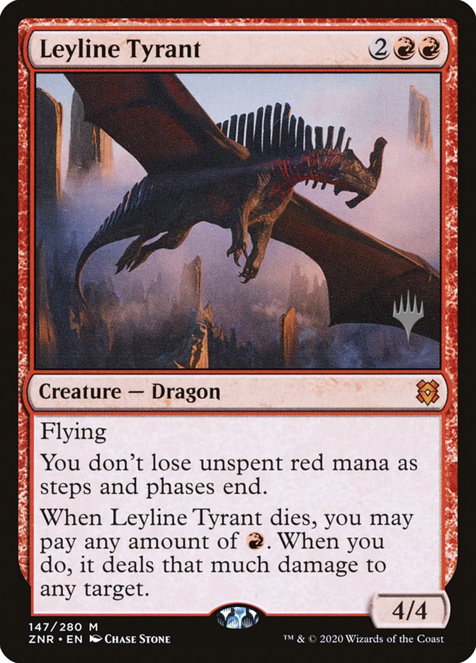 Leyline Tyrant (Promo Pack) [Zendikar Rising Promos] | Dragon's Lair Comics and Fantasy Houston TX