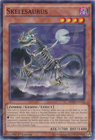 Skelesaurus [BP03-EN108] Shatterfoil Rare | Dragon's Lair Comics and Fantasy Houston TX