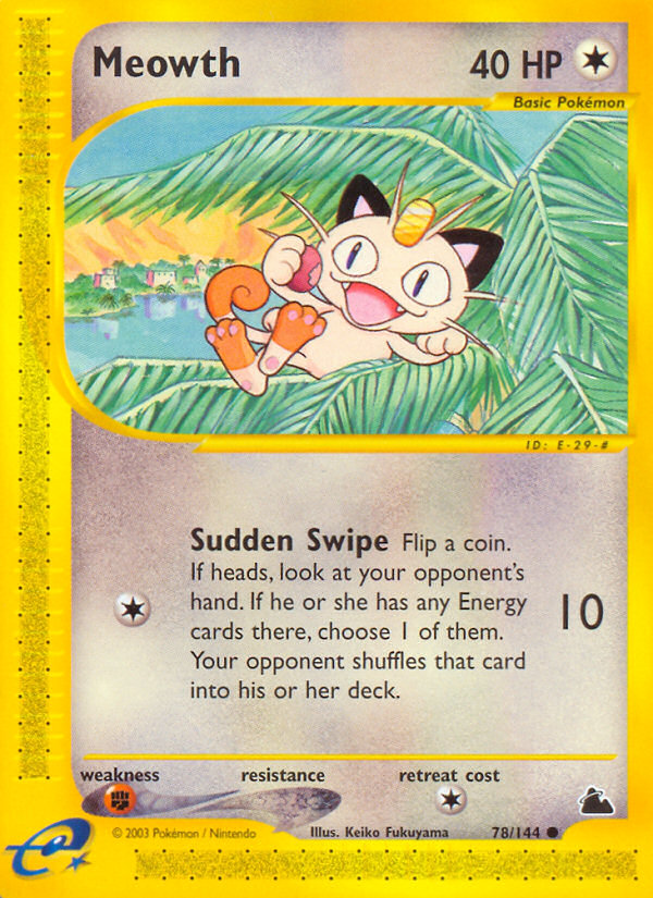 Meowth (78/144) [Skyridge] | Dragon's Lair Comics and Fantasy Houston TX