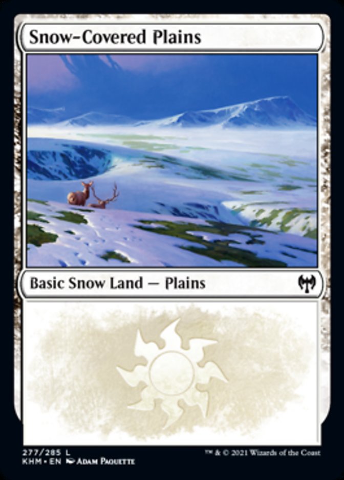 Snow-Covered Plains (277) [Kaldheim] | Dragon's Lair Comics and Fantasy Houston TX