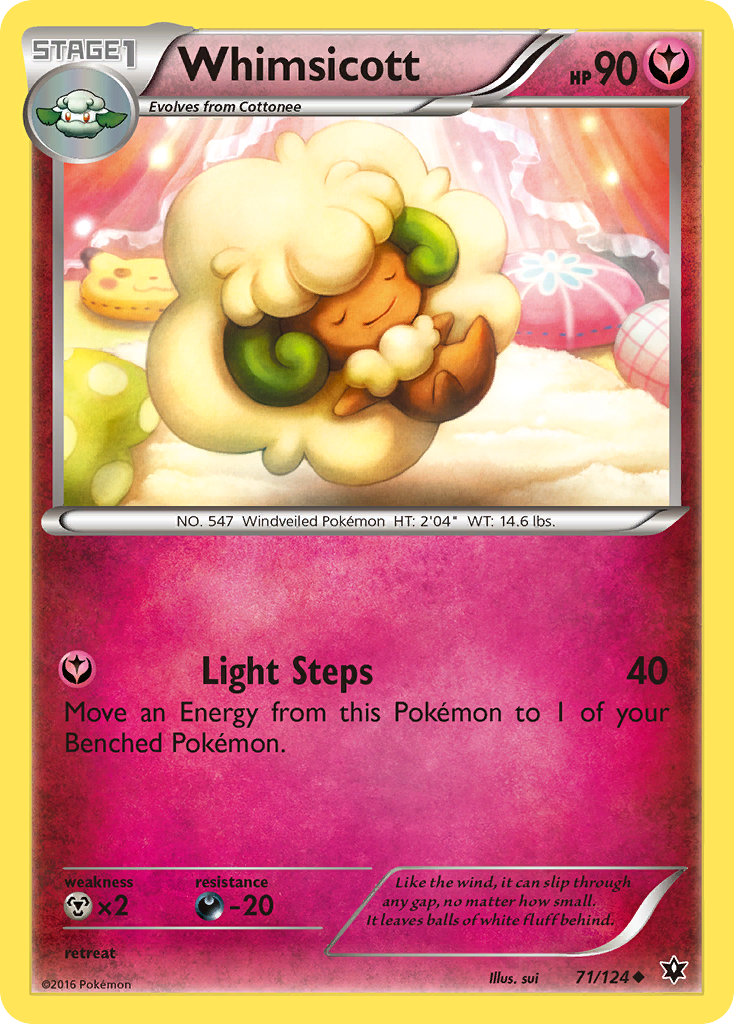 Whimsicott (71/124) [XY: Fates Collide] | Dragon's Lair Comics and Fantasy Houston TX