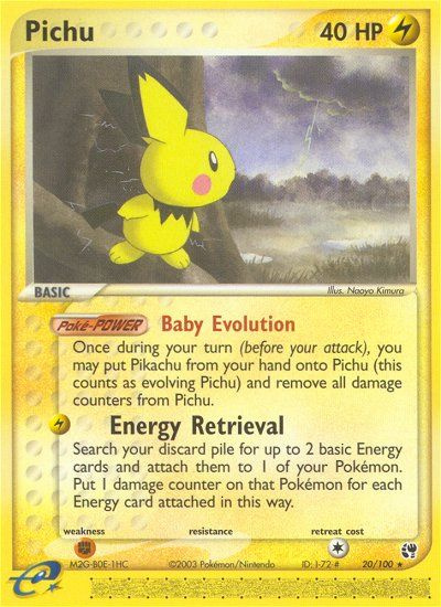 Pichu (20/100) [EX: Sandstorm] | Dragon's Lair Comics and Fantasy Houston TX